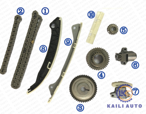 Chaîne Kit For NISSAN Cube Juke MR20DE 9*162L 13028-ET000 de la synchronisation 13028-ET000