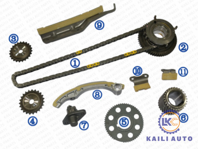 Kit à chaînes de synchronisation pour le moteur 4M41NEW 3,2 DI-D4 4WD 10-17 ME192230 110L de MITSUBISHI Pajero IV V80 V90 IV VAN V8_W V9_W