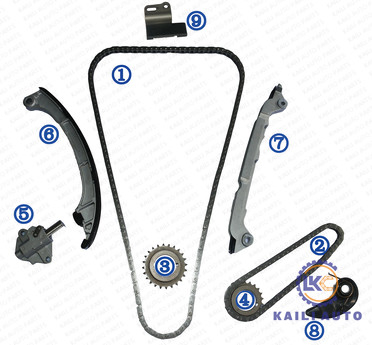 Kit de synchronisation de chaîne pour le GAZ 2.0L DOHC PE01-12-201 148L du SV de tourisme grand CX-5 Axela 6 Atenza CX4 de berline de MAZDA MAZDA 3 GS i 3