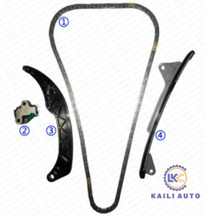 Kit à chaînes 13506-0Y010 128L 13540-47030 de synchronisation de 2NR 3NR TOYOTA YARIS