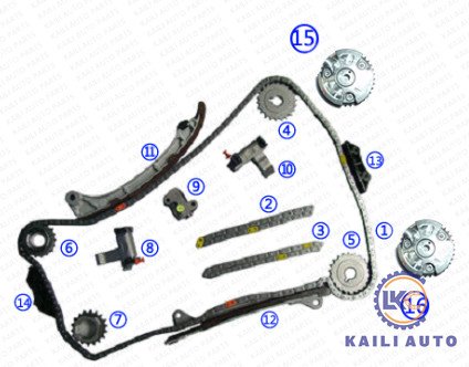 Croiseur VVT 13506-31010 174L à chaînes de synchronisation 13550-31010 de TOYOTA 4Runner FJ