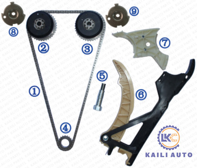 1 chaîne X1 X3 X5 X6 Z4 11318648732 148L 11317584723 de synchronisation de BMW de 2 3 séries