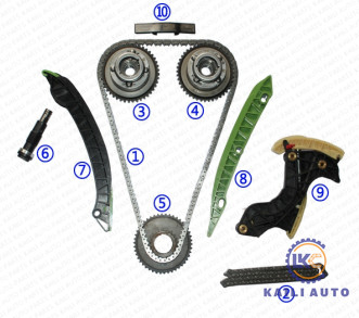 La salle à chaînes E de rechange M271.921 de synchronisation de MERCEDES CLK de CLASSE de CLK C CLASSENT le modèle 8*142L A27105009 de T